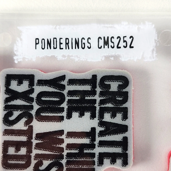 Stampers Anonymous - Tim Holtz Collection - Ponderings (CMS252) Stamp set - Picture 4 of 16